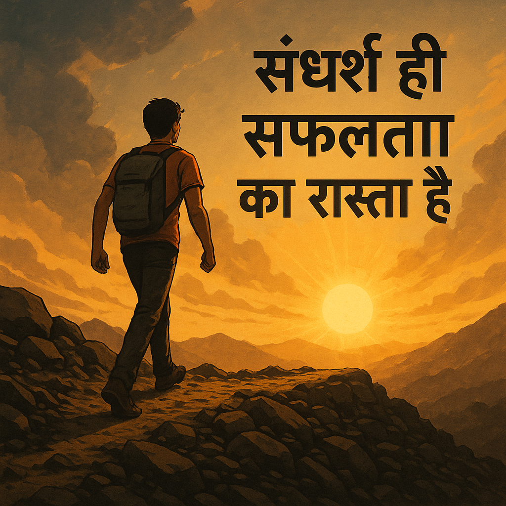संघर्ष ही सफलता की राह है – मोटिवेशनल चित्र