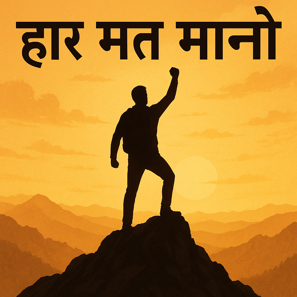 हार मत मानो कठिनाइयों से लड़ो और अपने सपनों को हकीकत बनाओ